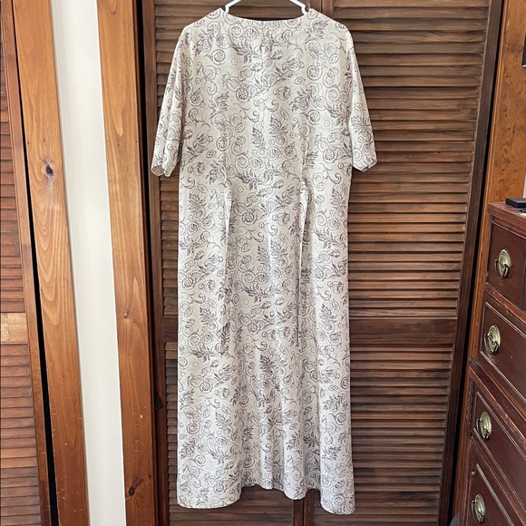 Gorgeous Chico's Design Silk Button-Front Dress (Sz 2) - Picture 6 of 14